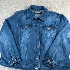 Jou Jou Dark Blue Jean Jacket